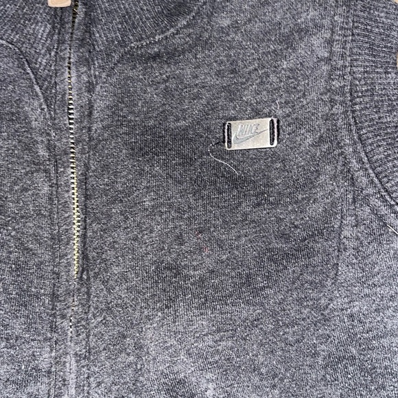 Nike full zip sweater vest with sherpa interior size M - Picture 3 of 8